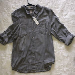 Chico's long sleeve button down shirt